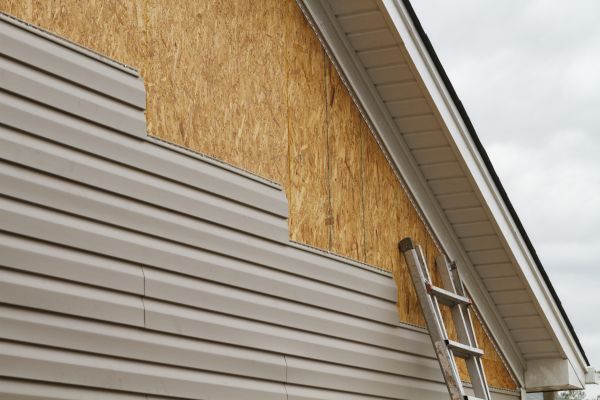 Grey Vinyl Siding Installation in Frisco