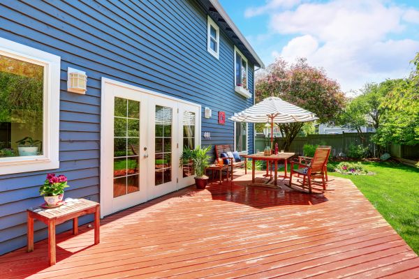 Blue Siding Installation in Frisco